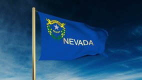Nevada Flag Wind