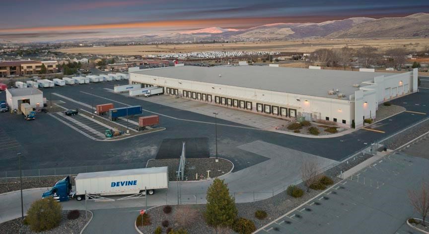 Overview of Devine Intermodal warehouse