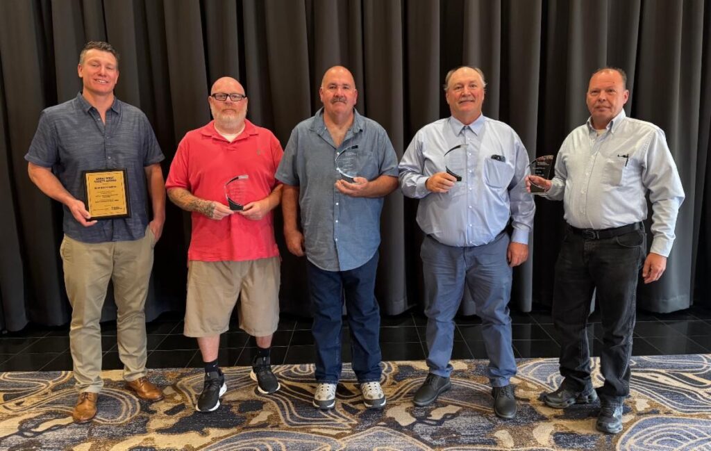 Matt De Jong (Fleet Manager), Craig Lemay (Driver), Chuck Baldwin (Driver), Alan Garton (Driver), Charlie Bunce (Nevada Operations), and Ronald Flores (Driver) not pictured.
